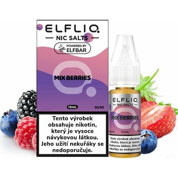 Elf Bar Elfliq Salt Mixed Berries 3 x 10 ml 20 mg