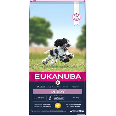 Eukanuba Puppy & Junior Medium Breed 2 x 15 kg