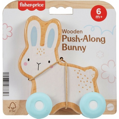 Fisher Price zajačik na kolieskach