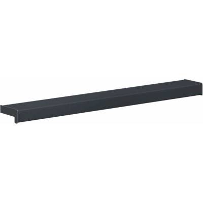 vidaXL Okenní parapet antracitový s dřevěným dezénem 80 x 15 x 4,5 cm PVC