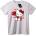 NOONEBRAND Тениска Hello Kitty Сърце - 2XL, White
