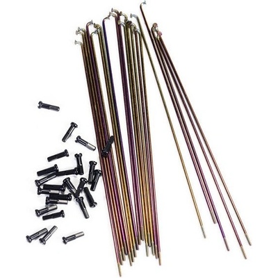 drôty Colony Plain Gauge Spokes 182 mm 20 ks