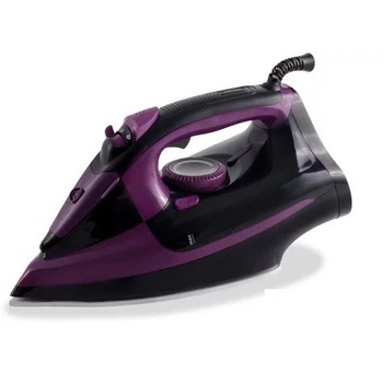 TOO IR-104PB-2200W парна ютия, 2200W, 25g/min изходна пара, 0, 4L резервоар за вода, черно/лилаво (IR-104PB-2200W)