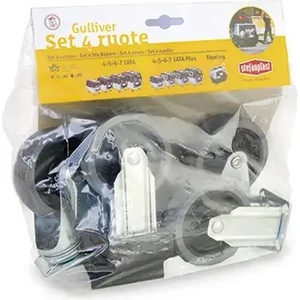  Set 4 колелца за траспотни клетки Gulliver - 1кг