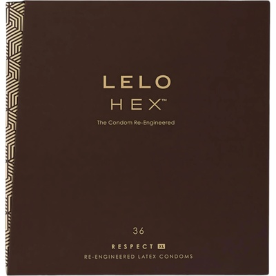 LELO Hex Respect XL - луксозен презерватив (36бр)