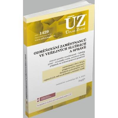 ÚZ 1429 Odměňování zaměstnanců ve veřejných službách a správě