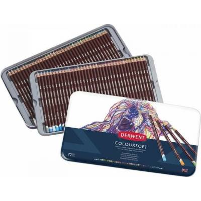 Derwent Coloursoft pastelky 72 ks 0701029