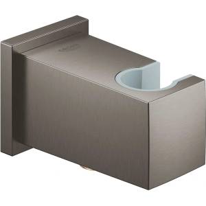 Grohe Euphoria Cube - Стенна коленна тръба с държач, матирана Hard Graphite 26370AL0 (26370AL0)