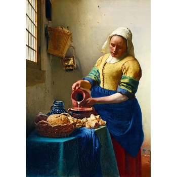 Bluebird Puzzle - Puzzle Vermeer- The Milkmaid, 1658 - 1 000 piese