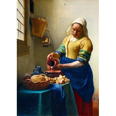 Bluebird Puzzle - Puzzle Vermeer- The Milkmaid, 1658 - 1 000 piese