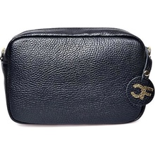 Carla Ferreri dámská kožená crossbody kabelka CF1906 Nero