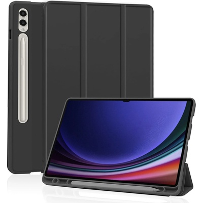Techsuit Калъф за Samsung Galaxy Tab S9 Ultra / S10 Ultra - Flex Trifold - Черен