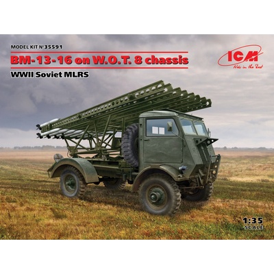 ICM BM-13-16 on W.O.T. 8 Chassis Soviet MLRS 1:35