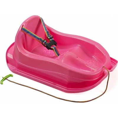 Marmat Plastové mini bobové sáně růžové