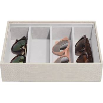 Stackers Кутия за очила Stackers Croc 4 камерен сивкава (75984)