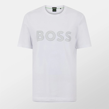 Image 1 of Boss Тениска Boss Men's HBG TL Logo T-Shirt T-Shirt - White 100