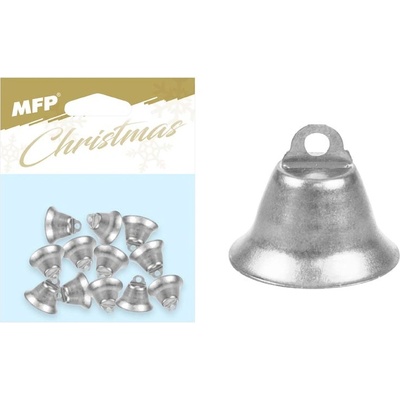 MFP Paper 8882341 Zvončeky 1,7cm 12ks strieborné