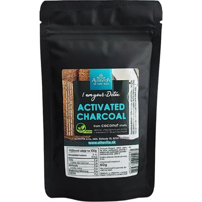 Altevita ACTIVATED CHARCOAL CARBO aktivní uhlí prášek 60 g