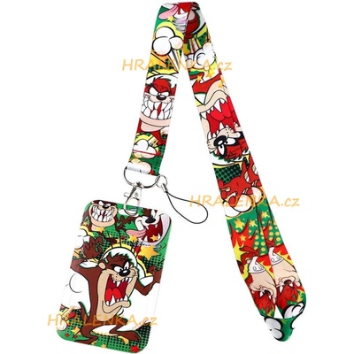 Šňůrka na krk s cedulkou Looney Tunes, Taz