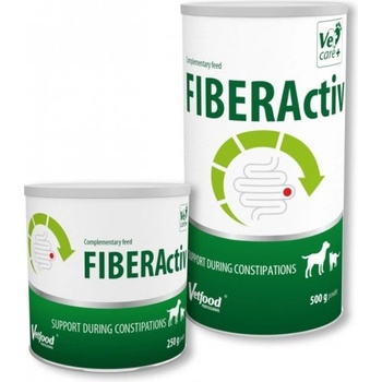 VetFood FiberActiv - хранителна добавка за поддържане на нормалната функция на чрeвния тракт при кучета и котки, 250 грама - Полша