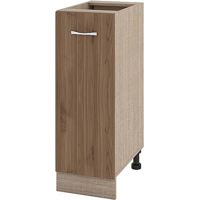 ИРИМ Долен шкаф с една врата и рафт Сити МО-20 мока / орех адмирал 30 см