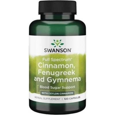 Swanson Full Spectrum Cinnamon, Fenugreek & Gymnema [120 капсули]