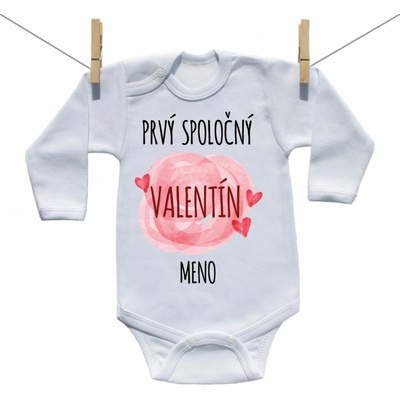 Boodyy Body s dlhým rukávom Prvý spoločný Valentín