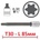 BGS technic Torx t30 l85мм на вложка 1/4 ; bgs 8147-t30