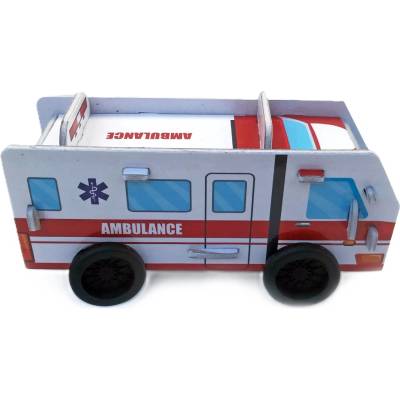 Akar Игрален комплект Akar - Направи си сам 3D макет на пожарна линейка (95-899)