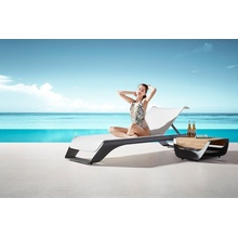 Higold Záhradná zostava Onda Sunlounger Grey/White