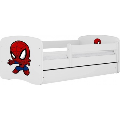 Kocot kids Babydreams Spiderman bílá bez šuplíků bez matrace