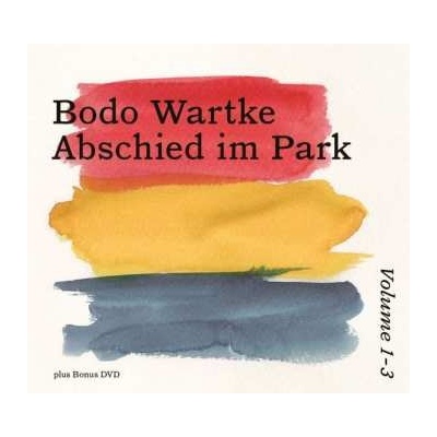 Bodo Wartke Abschied Im Park Volume 1 3 DVD