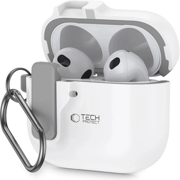 Tech-Protect Тънък калъф Tech-Protect за AirPods 4 - бял (5906302371662)