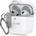 Tech-Protect Тънък калъф Tech-Protect за AirPods 4 - бял (5906302371662)