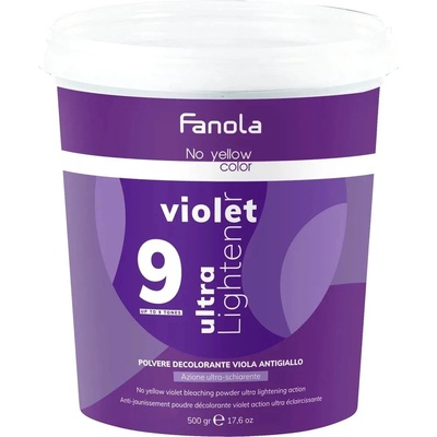 Fanola No Yellow Color Изсветляваща пудра за коса 9 Tone, 500 g
