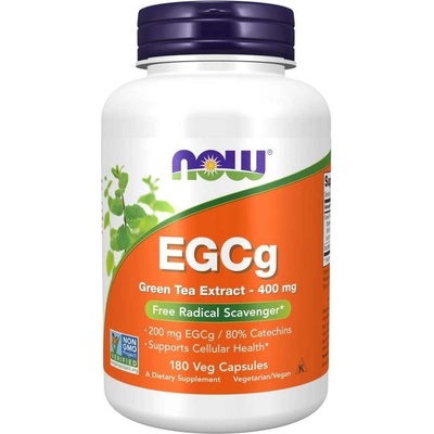 Now Foods Foods EGCg Zelený čaj Green Tea Extract 400 mg 180 kapslí
