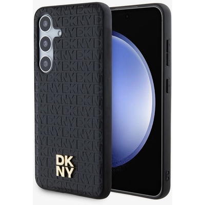 DKNY PU кожен капак с повтарящ се модел и лого Magsafe за Samsung Galaxy S24+ Black DKNY | Lilav | МЪЖЕ | UNI