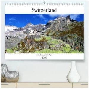 Calvendo Switzerland and its majestic Alps (High Quality Premium Wall Calendar 2026 DIN A2 landscape), CALVENDO 12 Month Wall Calendar | Calvendo, Hubert Krummenacher