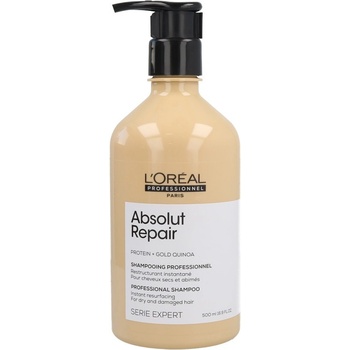L'Oréal LOreal Professionnel Serie Expert Absolut Repair протеин + златна киноа шампоан за коса незабавно възстановяване на повърхността 500 ml