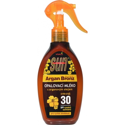 SunVital Argan Oil opaľovacie mlieko SPF30 200 ml