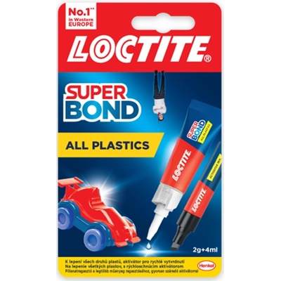 Henkel Секундно лепило LOCTITE Super Bond All Plastics, 2g (32443-А)