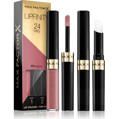 MAX Factor Lipfinity Lip Colour дълготрайно червило с балсам цвят 010 Whisper 4, 2 гр