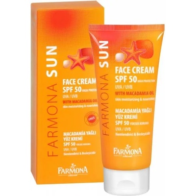 Farmona Natural Cosmetics Laboratory Sun Face Cream - Слънцезащитен крем за лице за нормална и чувствителна кожа SPF 50