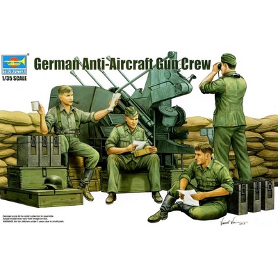 Trumpeter German Anti-Aircraft Gun Crew 1:35