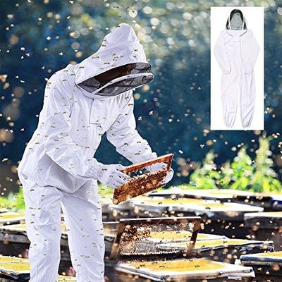Goodgoods Včelařská kombinéza s kuklou kosmonaut bílá XXL