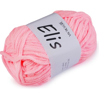 Stoklasa Pletací žinylková příze Elis 100 g Balení: 1 ks, Varianta: 4 (10) růžová sv. 4 (10) růžová sv.