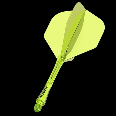 Winmau Fusion #2 Fluor Yellow Medium