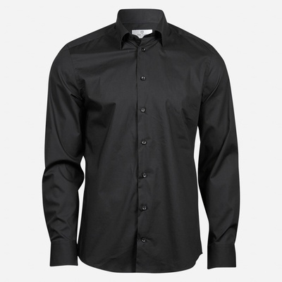 Tee Jays košeľa stretch Luxury shirt čierna