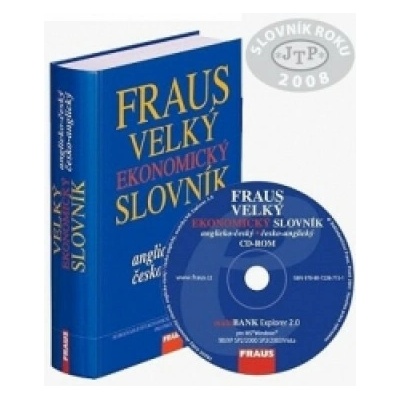 Komplet 2ks Velký ekonomický slovník anglickočeský českoanglický + CD ROM