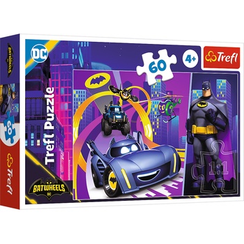 Trefl - Puzzle Batman and Batwheels - 40 - 99 piese
